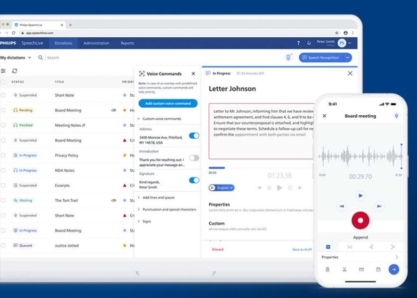 Philips SpeechLive: A Scalable Dictation Solution for Resellers Targeting Legal, Insurance, and Healthcare Markets
