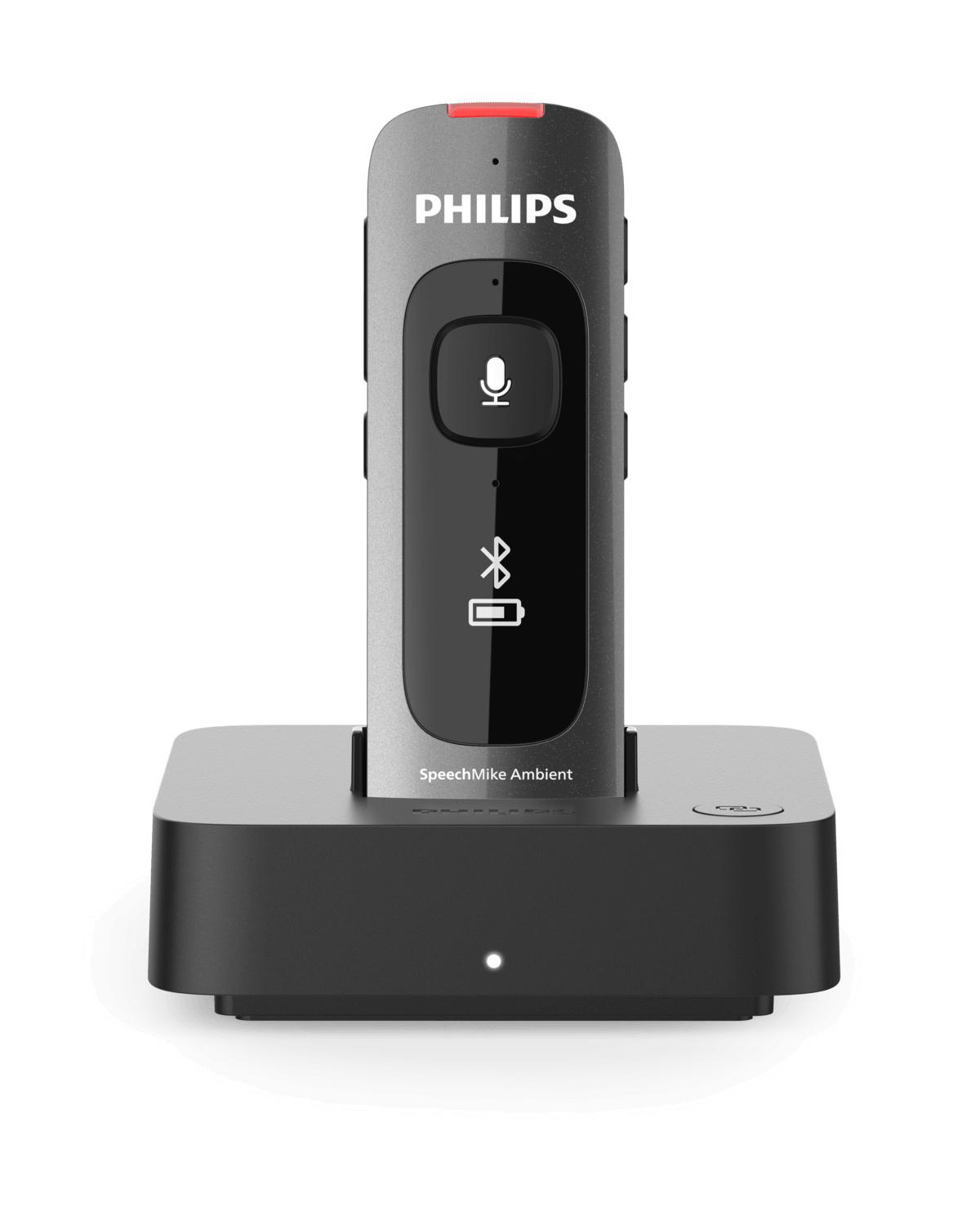 Philips SpeechMike Ambient PSM5000 in its docking station